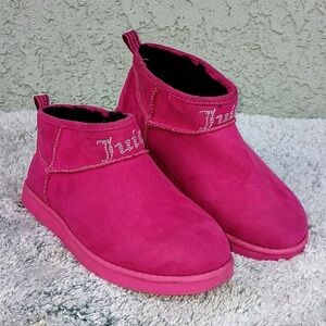 Juicy Couture Pink Ankle Boots